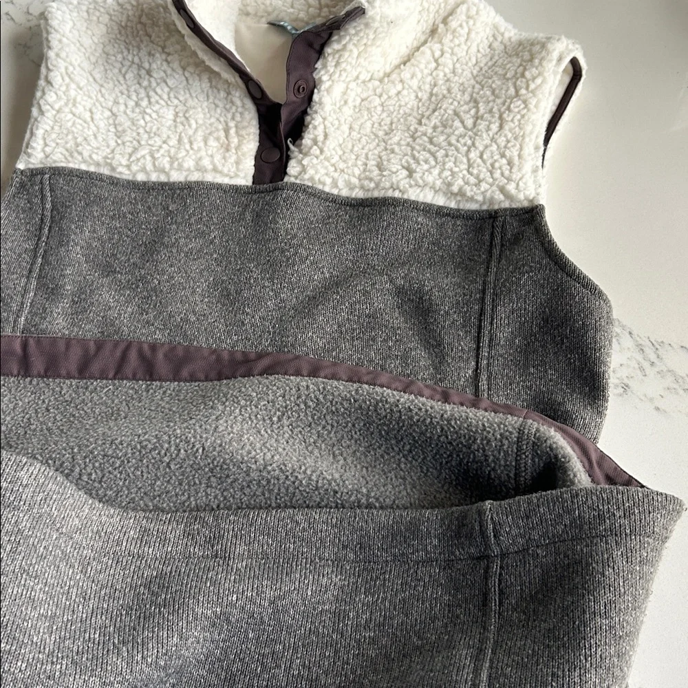 Title nine Callitrix Fleece vest dress - Picture 7 of 9